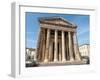 Roman Temple of Augustus and Livia, Vienne, Isere, Auvergne-Rhone-Alpes, France, Europe-Jean Brooks-Framed Photographic Print