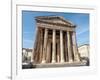 Roman Temple of Augustus and Livia, Vienne, Isere, Auvergne-Rhone-Alpes, France, Europe-Jean Brooks-Framed Photographic Print