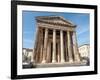 Roman Temple of Augustus and Livia, Vienne, Isere, Auvergne-Rhone-Alpes, France, Europe-Jean Brooks-Framed Photographic Print