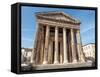 Roman Temple of Augustus and Livia, Vienne, Isere, Auvergne-Rhone-Alpes, France, Europe-Jean Brooks-Framed Stretched Canvas