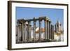 Roman Temple of Diana in Front of the Santa Maria Cathedral, Evora, Alentejo, Portugal, Europe-G&M Therin-Weise-Framed Photographic Print