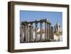 Roman Temple of Diana in Front of the Santa Maria Cathedral, Evora, Alentejo, Portugal, Europe-G&M Therin-Weise-Framed Photographic Print