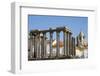 Roman Temple of Diana in Front of the Santa Maria Cathedral, Evora, Alentejo, Portugal, Europe-G&M Therin-Weise-Framed Photographic Print