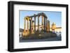 Roman Temple of Diana in Front of the Santa Maria Cathedral, UNESCO World Heritage Site, Evora-G&M Therin-Weise-Framed Photographic Print