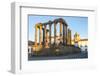 Roman Temple of Diana in Front of the Santa Maria Cathedral, UNESCO World Heritage Site, Evora-G&M Therin-Weise-Framed Photographic Print