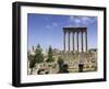 Roman Temple of Jupiter, Lebanon, Middle East-Gavin Hellier-Framed Photographic Print