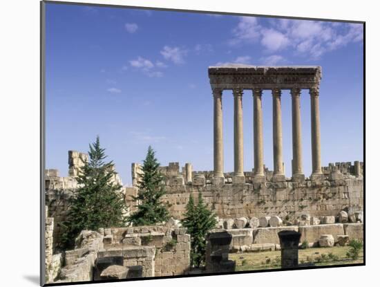 Roman Temple of Jupiter, Lebanon, Middle East-Gavin Hellier-Mounted Photographic Print