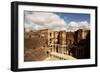 Roman Theater, Ad 2nd Century, City Walls Built to Lean on Theater Stage Rear Columns-null-Framed Giclee Print