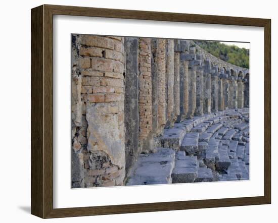 Roman Theater, Aspendos, Turkey, Eurasia-David Poole-Framed Photographic Print