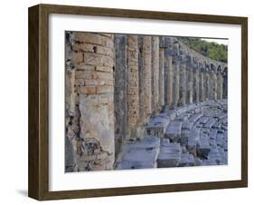 Roman Theater, Aspendos, Turkey, Eurasia-David Poole-Framed Photographic Print