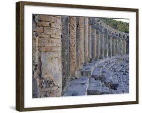 Roman Theater, Aspendos, Turkey, Eurasia-David Poole-Framed Photographic Print