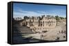 Roman Theater, Merida, UNESCO World Heritage Site, Badajoz, Extremadura, Spain, Europe-Michael-Framed Stretched Canvas