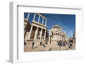 Roman Theater, Merida, UNESCO World Heritage Site, Badajoz, Extremadura, Spain, Europe-Michael Snell-Framed Photographic Print