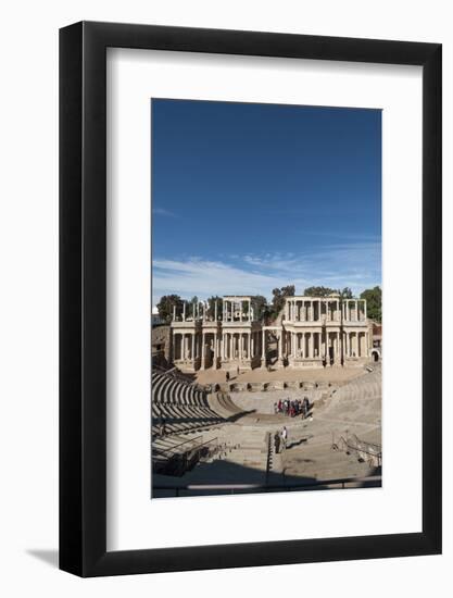 Roman Theater, Merida, UNESCO World Heritage Site, Badajoz, Extremadura, Spain, Europe-Michael-Framed Photographic Print