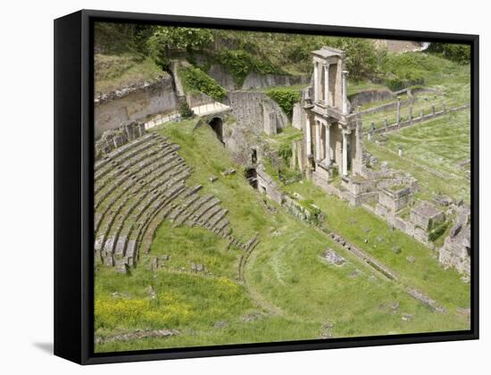 Roman Theater, Volterra, Tuscany, Italy, Europe-null-Framed Stretched Canvas