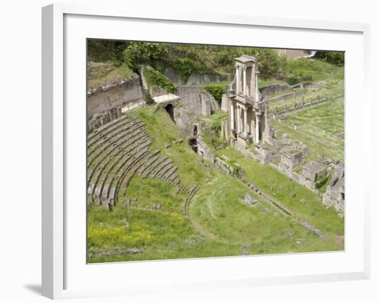 Roman Theater, Volterra, Tuscany, Italy, Europe-null-Framed Photographic Print