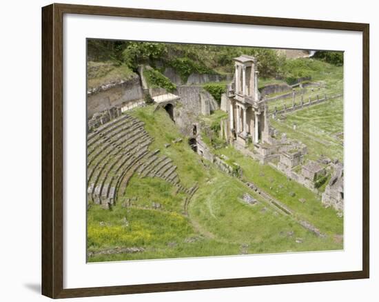 Roman Theater, Volterra, Tuscany, Italy, Europe-null-Framed Photographic Print
