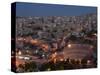 Roman Theatre at Night, Amman, Jordan, Middle East-Christian Kober-Stretched Canvas