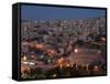 Roman Theatre at Night, Amman, Jordan, Middle East-Christian Kober-Framed Stretched Canvas