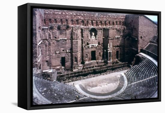 Roman Theatre at Orange, France-null-Framed Stretched Canvas