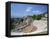 Roman Theatre in the Town of Plovdiv in Bulgaria, Europe-Scholey Peter-Framed Stretched Canvas