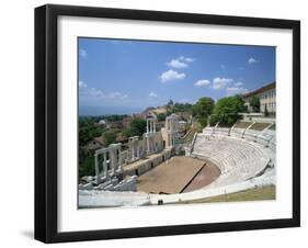 Roman Theatre in the Town of Plovdiv in Bulgaria, Europe-Scholey Peter-Framed Premium Photographic Print