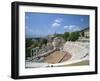 Roman Theatre in the Town of Plovdiv in Bulgaria, Europe-Scholey Peter-Framed Photographic Print