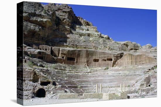 Roman Theatre, Petra, Jordan-Vivienne Sharp-Stretched Canvas