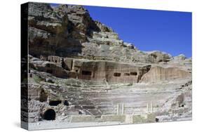 Roman Theatre, Petra, Jordan-Vivienne Sharp-Stretched Canvas