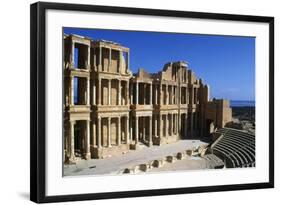 Roman Theatre, Sabratha, Libya, C161-192 Ad-Vivienne Sharp-Framed Photographic Print