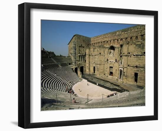Roman Theatre (Theatre Antique), Orange, Unesco World Heritage Site, Vaucluse, Provence, France-Jean Brooks-Framed Photographic Print
