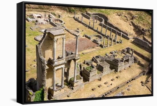 Roman Theatre, Volterra, Tuscany, Italy, Europe-Peter Groenendijk-Framed Stretched Canvas