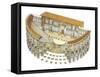 Roman Theatre-Fernando Aznar Cenamor-Framed Stretched Canvas