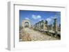 Roman Triumphal Arch and Colonnaded Street, Al Bas Site, Unesco World Heritage Site, Tyre, Lebanon-Gavin Hellier-Framed Photographic Print