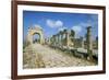 Roman Triumphal Arch and Colonnaded Street, Al Bas Site, Unesco World Heritage Site, Tyre, Lebanon-Gavin Hellier-Framed Photographic Print