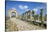 Roman Triumphal Arch and Colonnaded Street, Al Bas Site, Unesco World Heritage Site, Tyre, Lebanon-Gavin Hellier-Stretched Canvas