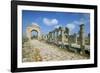 Roman Triumphal Arch and Colonnaded Street, Al Bas Site, Unesco World Heritage Site, Tyre, Lebanon-Gavin Hellier-Framed Photographic Print