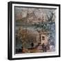 Roman wall painting of idyllic landscape, Pompeii, 1st century-Unknown-Framed Giclee Print