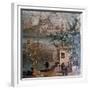 Roman wall painting of idyllic landscape, Pompeii, 1st century-Unknown-Framed Giclee Print