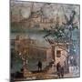 Roman wall painting of idyllic landscape, Pompeii, 1st century-Unknown-Mounted Giclee Print