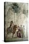 Roman wallpainting of The Rape of Europa, House of Jason, Pompeii, Italy. Artist: Unknown-Unknown-Stretched Canvas
