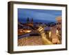 Roman Walls and Cathedral, Lugo, Galicia, Spain-Alan Copson-Framed Photographic Print