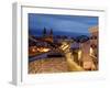 Roman Walls and Cathedral, Lugo, Galicia, Spain-Alan Copson-Framed Photographic Print