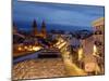 Roman Walls and Cathedral, Lugo, Galicia, Spain-Alan Copson-Mounted Photographic Print