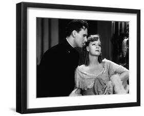 ROMANCE, 1930 directed by CLARENCE BROWN Gavin Gordon / Greta Garbo (b/w photo)-null-Framed Photo