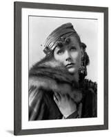 ROMANCE, 1930 directed by CLARENCE BROWN Greta Garbo (b/w photo)-null-Framed Photo