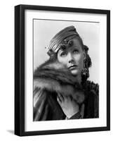 ROMANCE, 1930 directed by CLARENCE BROWN Greta Garbo (b/w photo)-null-Framed Photo