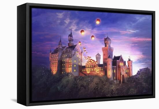 Romance At The Castle-Joel Christopher Payne-Framed Stretched Canvas