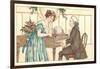 Romance at the Clavier-null-Framed Art Print