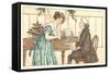 Romance at the Clavier-null-Framed Stretched Canvas